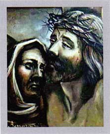 Santa Veronica Giuliani insieme a Gesù